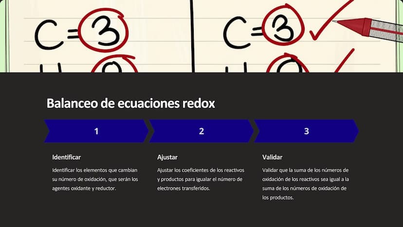 Oxidación-reducción:
Número de oxidación
La oxidación-reducción, o redox, es un proceso
fundamental en la química que involucra el
intercamb