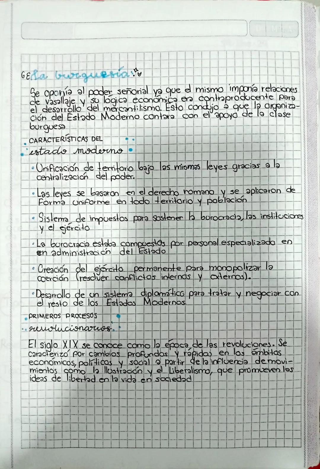 GƐla burgueriai
Se oponía al poder señorial el mismo imponía relaciones
ya que
de vasallaje y su logica económica era contraproducente para
