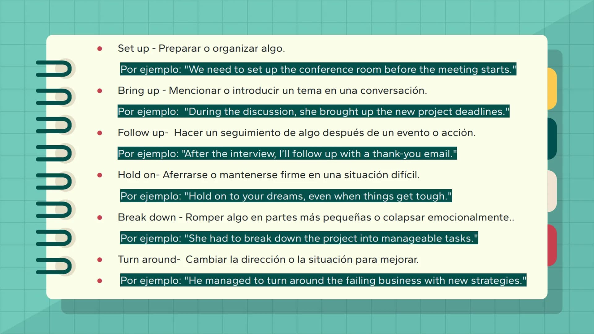 ՈՐ
Phrasal verbs
short explanation
☆ what is phrasal verb?
Los phrasal verbs son palabras especiales en inglés queO
se forman combinando un 