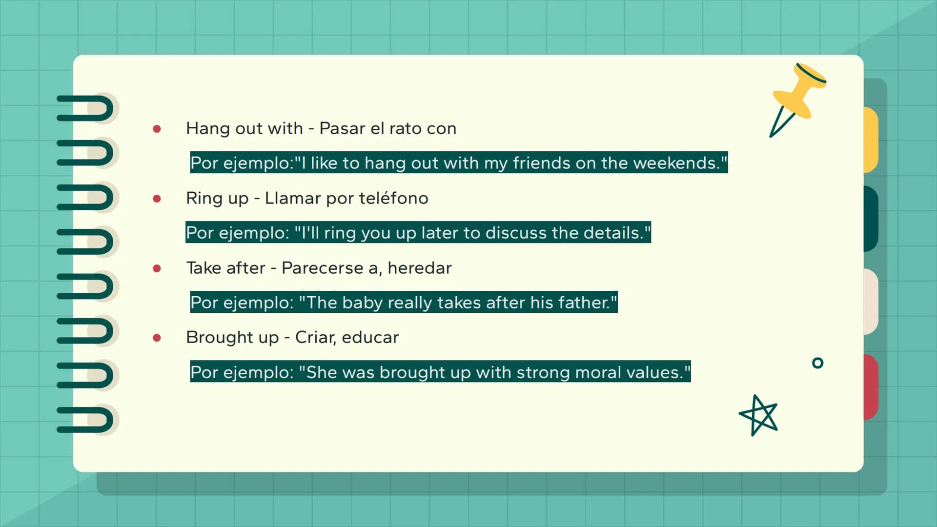 ՈՐ
Phrasal verbs
short explanation
☆ what is phrasal verb?
Los phrasal verbs son palabras especiales en inglés queO
se forman combinando un 