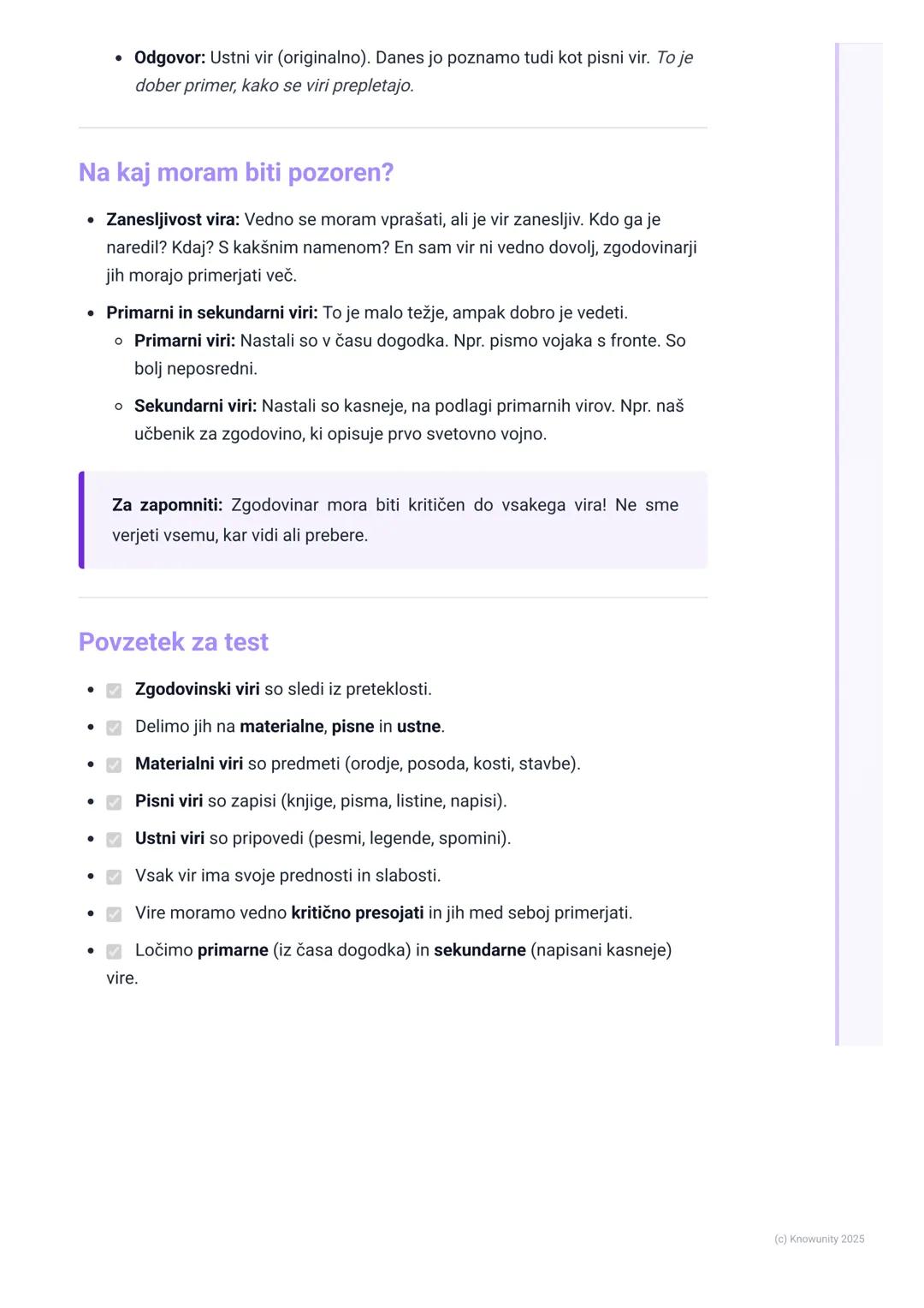 # Zgodovinski viri

Kaj so zgodovinski viri?

Zgodovinski viri so sledi iz preteklosti, ki so se ohranile do danes. Zgodovinarji so
kot dete