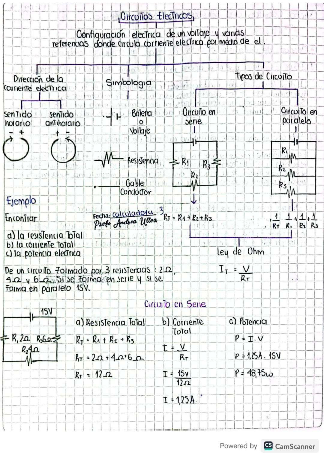 Circuitos Electricos
Configuración electrica de un voilaje y varias
referencias donde circula corriente electrica por medio de el.
Dirección