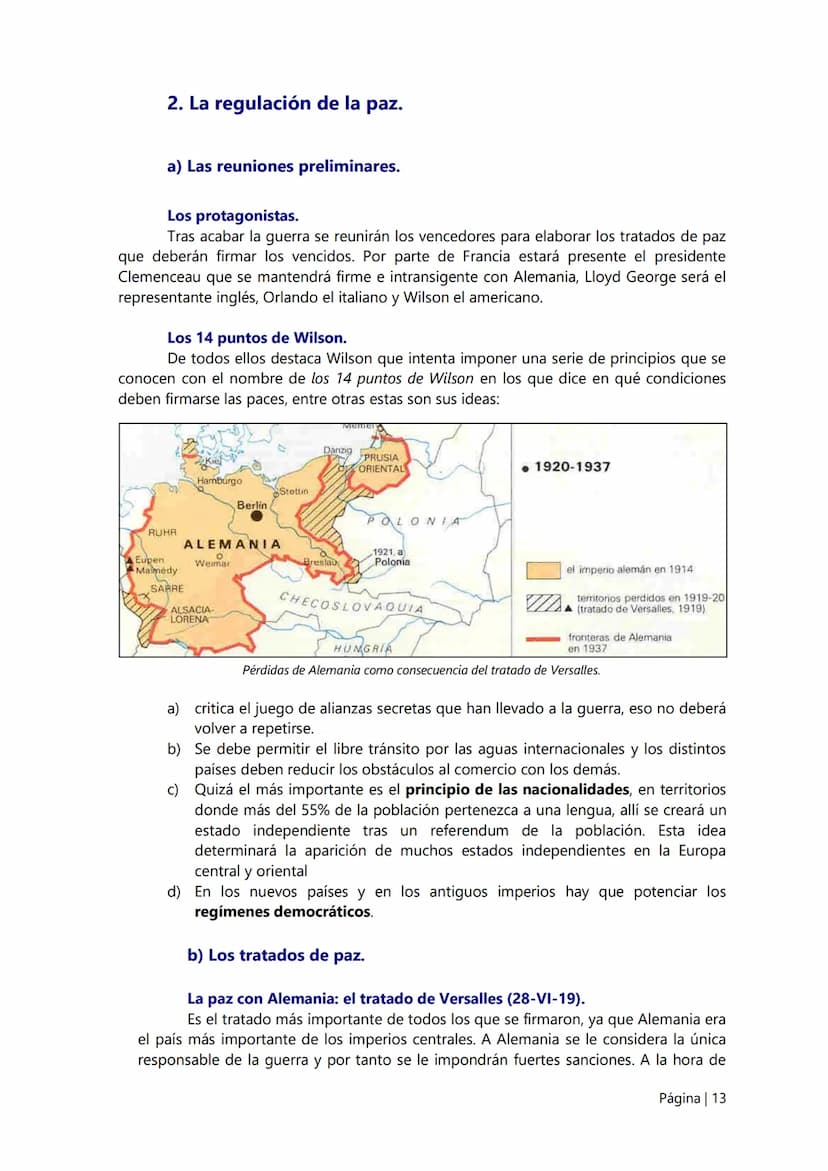 6.
La I Guerra Mundial.
El desarrollo del nacionalismo/imperialismo de las potencias europeas va a ser el
causante general de la Gran Guerra