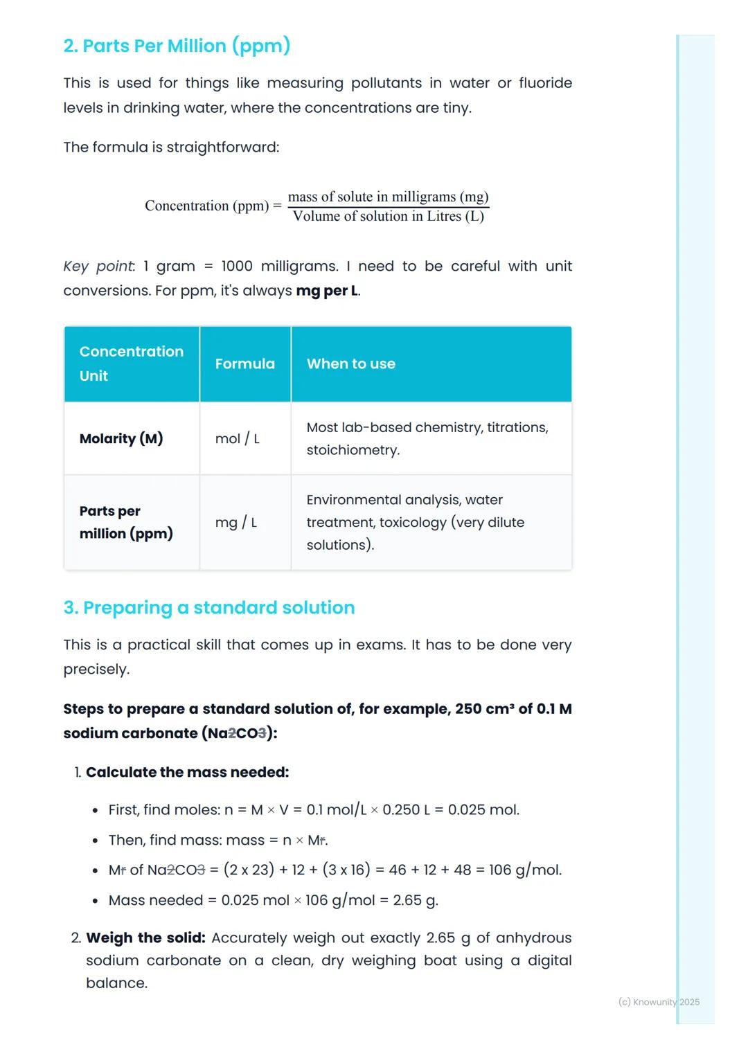 # Concentration of Solutions

## Introduction to concentration

Concentration is just a way of measuring how much 'stuff' (a solute) is
diss