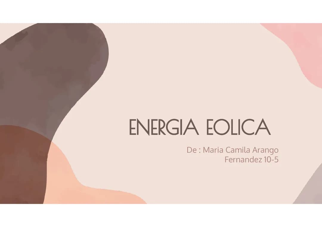 Energía Eólica 