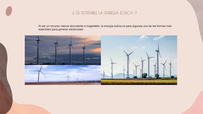 ENERGIA EOLICA
De: Maria Camila Arango
Fernandez 10-5 ¿Que es la energia Eolica?
La energia eolica es aquella que se obtiene a traves del ai
