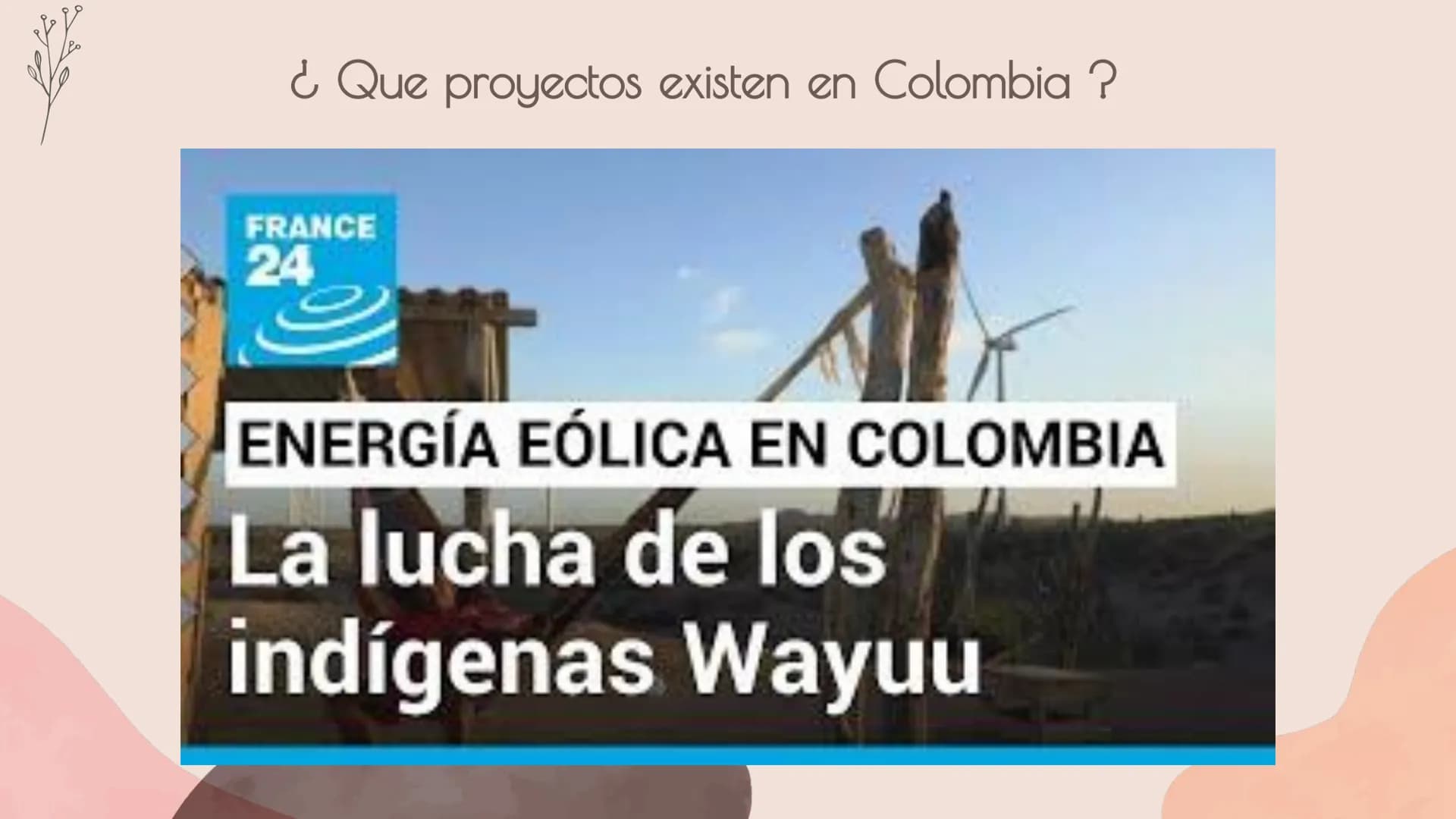 ENERGIA EOLICA
De: Maria Camila Arango
Fernandez 10-5 ¿Que es la energia Eolica?
La energia eolica es aquella que se obtiene a traves del ai