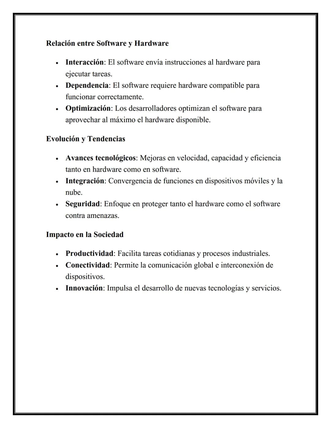HARDWARE Y SOFTWARE