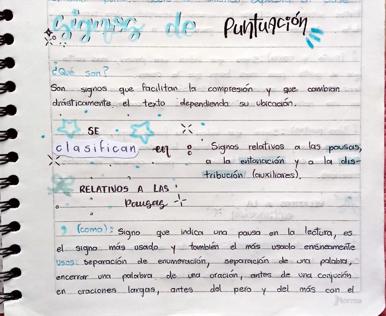 de Puntuación-
U
¿Que son?
Son signos que facilitan la compresión
drásticamente el texto
SE
clasifican en
y que cambian
dependienda su ubica