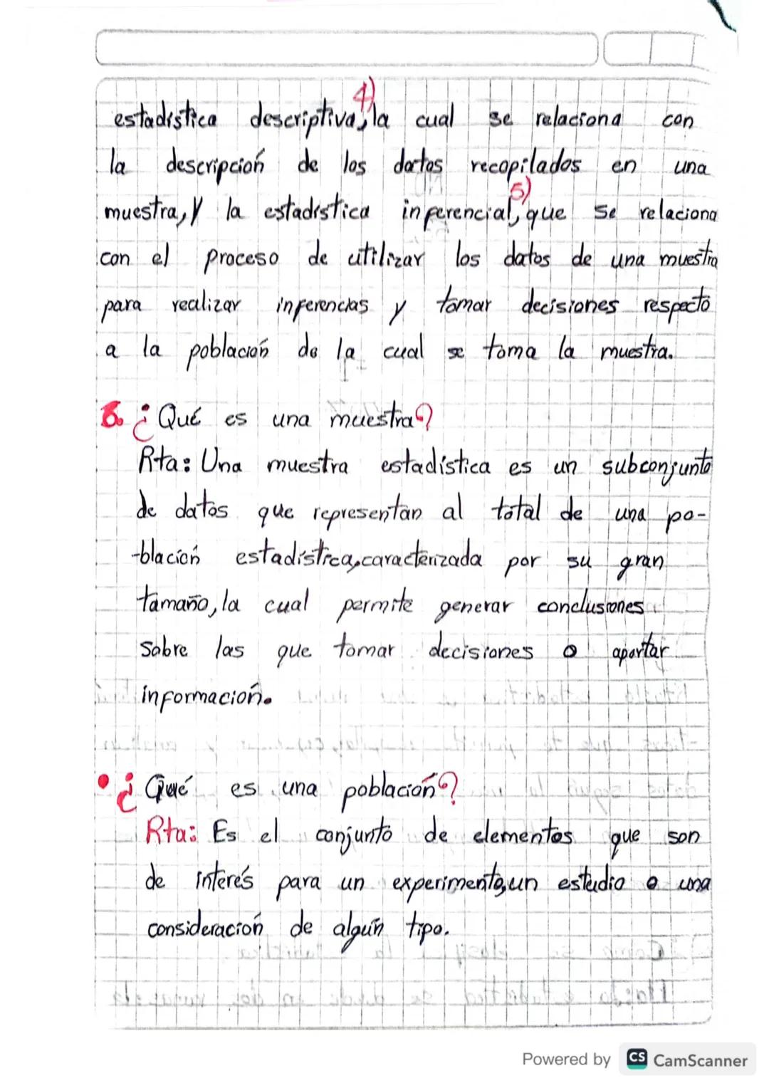 Consultar

1)¿Qué es estadística?

Rta:la estadística es una rama de las matemáticas que te permite recopilar, organizar y analizar
datos se