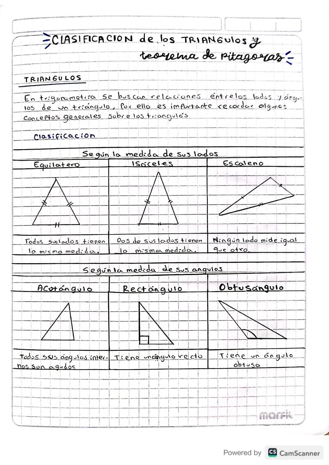 Teorema de pitagoras 