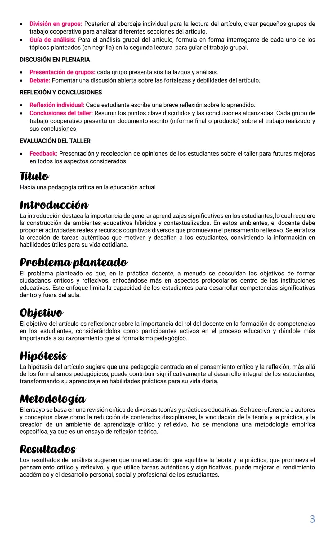 Fundamentos pedagógicos
Docente: Johnny Durango
Celular: 3043281590
Fecha: Viernes, 12 de julio de 2024
•
La pedagogía nos forma para ser do