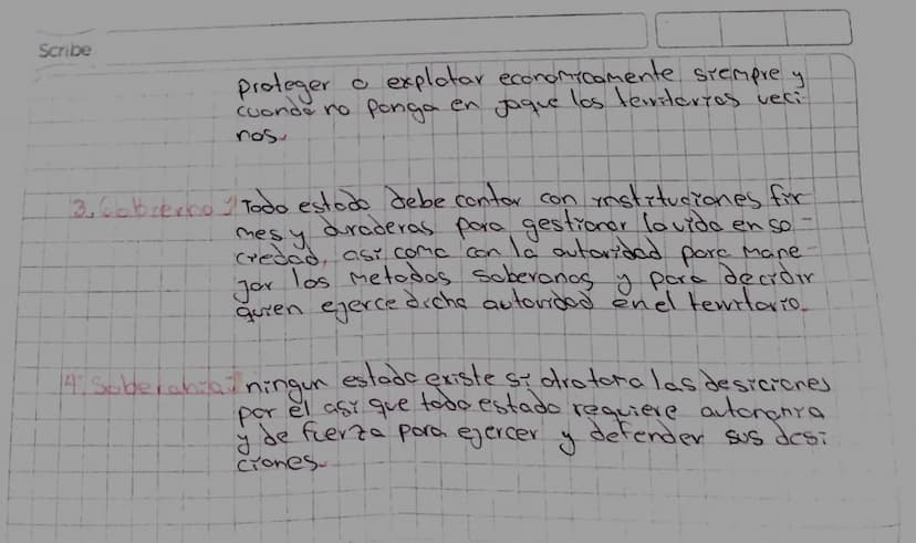 poblacion
Pueblo
Nacion
El Estado.
Elementos del estado
Gobierno
poder Politica
Soberania
Estado de
derecho
Territorio
Scribe
Se entiende po