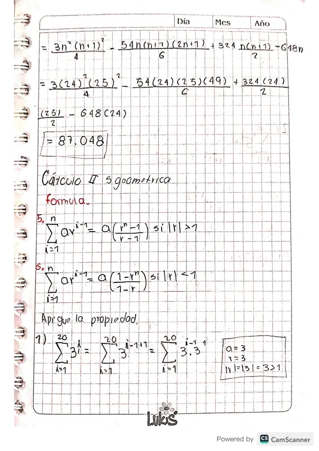 ID TD TTD TT
9
Día
Mes
Año
-X. YB-Y. Y₁ = (X-1) m (m=xt+Y")
•Clase 4
28/08/2023.
•Sumatoria"
Calculo II: Suma enesima
de una serie.
Definici