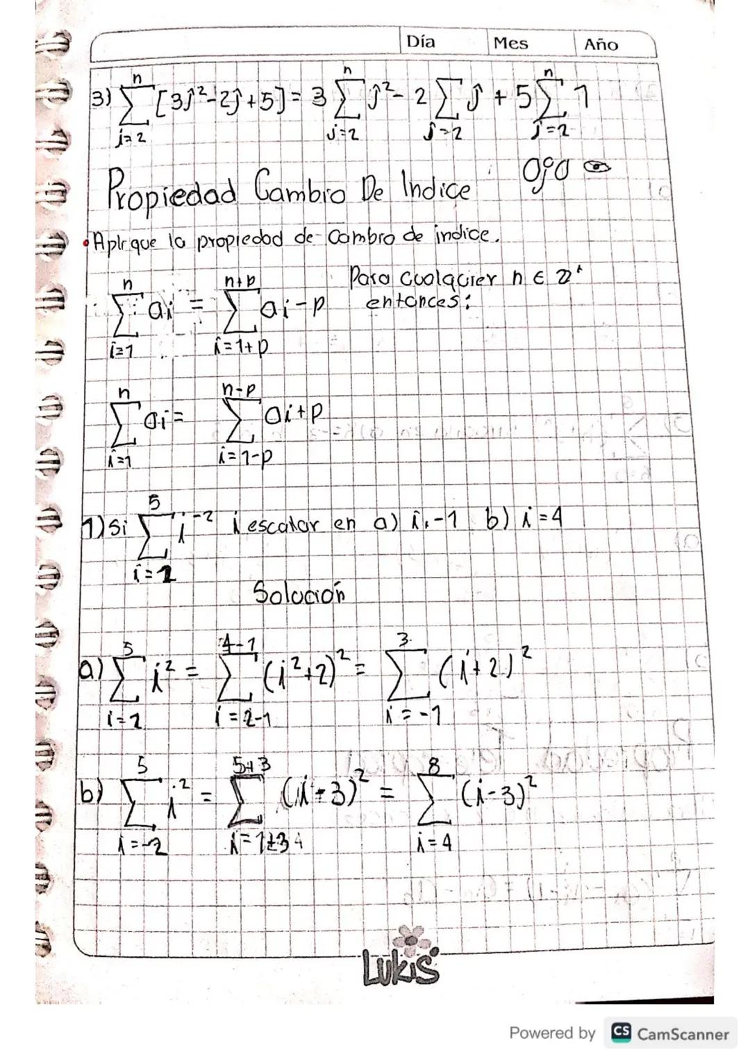 ID TD TTD TT
9
Día
Mes
Año
-X. YB-Y. Y₁ = (X-1) m (m=xt+Y")
•Clase 4
28/08/2023.
•Sumatoria"
Calculo II: Suma enesima
de una serie.
Definici