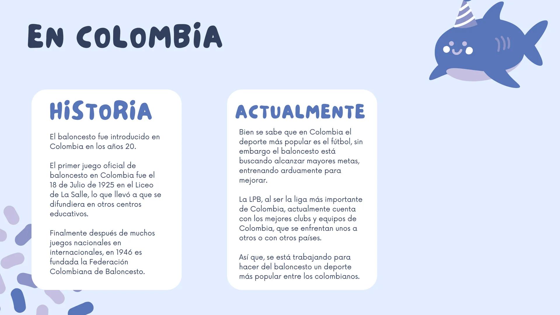 *
BALONCESTO
PROFESIONAL EN
COLOMBIA TABLA DE CONTENIDOS!!
1 QUE ES EL BALONCESTO?
2
QUE ES EL BALONCESTO
PROFESIONAL?
QUE ES EL BALONCESTO
