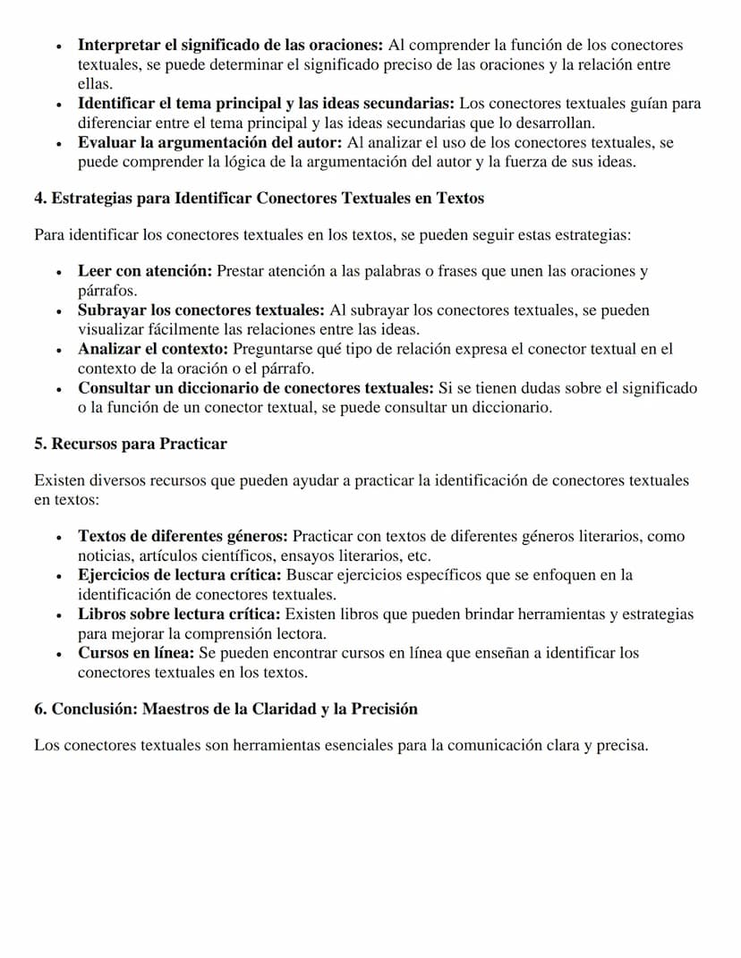 Conectores Textuales: Dominando el Arte de la
Cohesión y la Coherencia en Lectura Crítica
En el fascinante mundo de la lectura crítica, los 