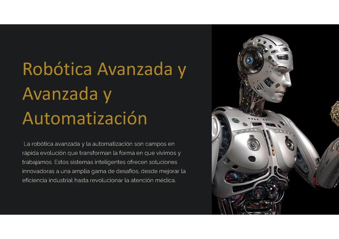 Robótica Avanzada y Automatización: 