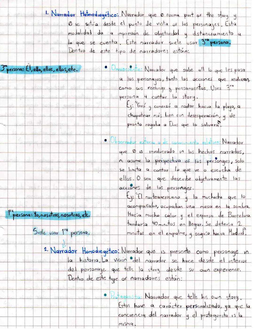 -Género Narrativo-

Los textos narrativos se caracterizan por la presencia de un narrador,
que has el objetivo or tell a story (real o ficti