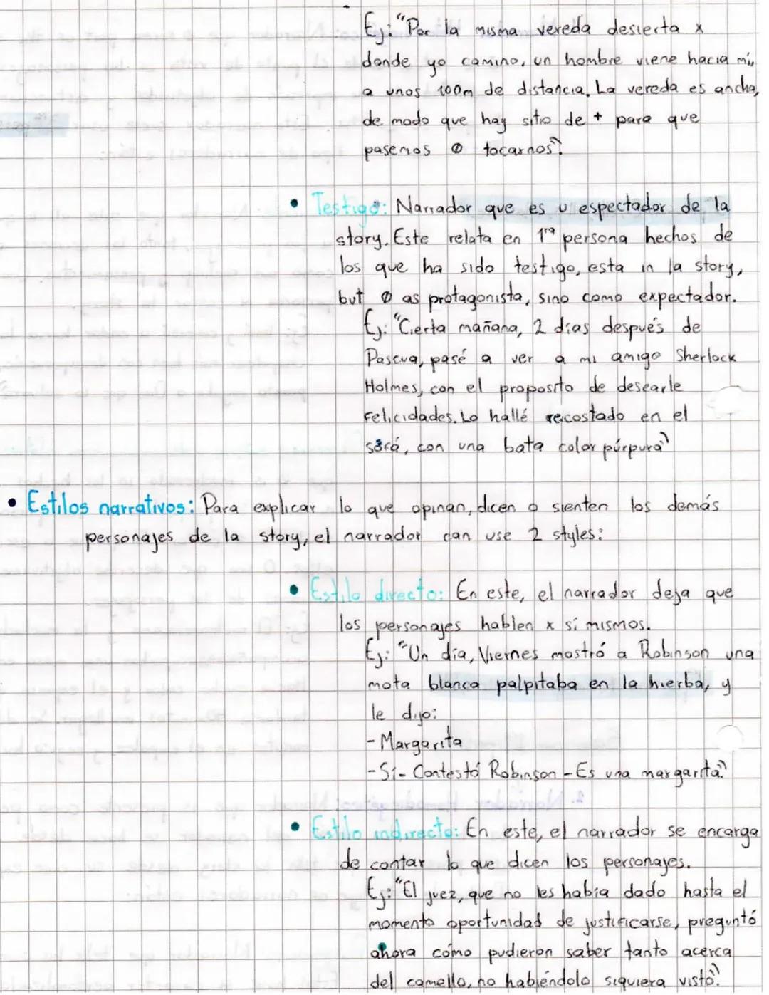 -Género Narrativo-

Los textos narrativos se caracterizan por la presencia de un narrador,
que has el objetivo or tell a story (real o ficti