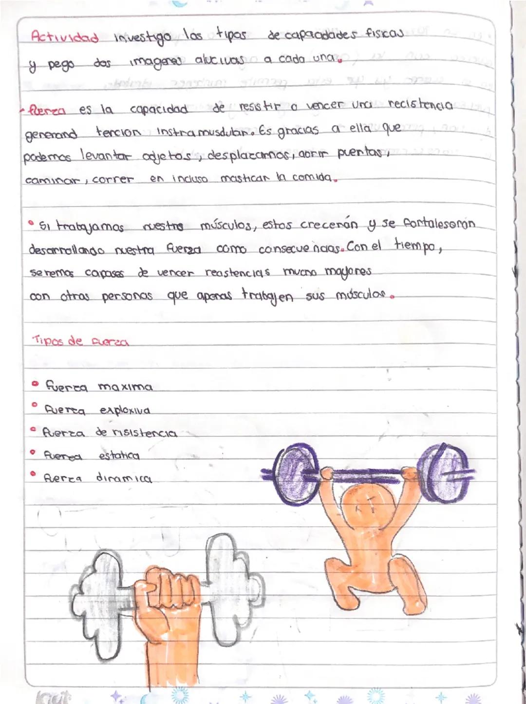 Capacidades físicas 🏋🏽‍♀️