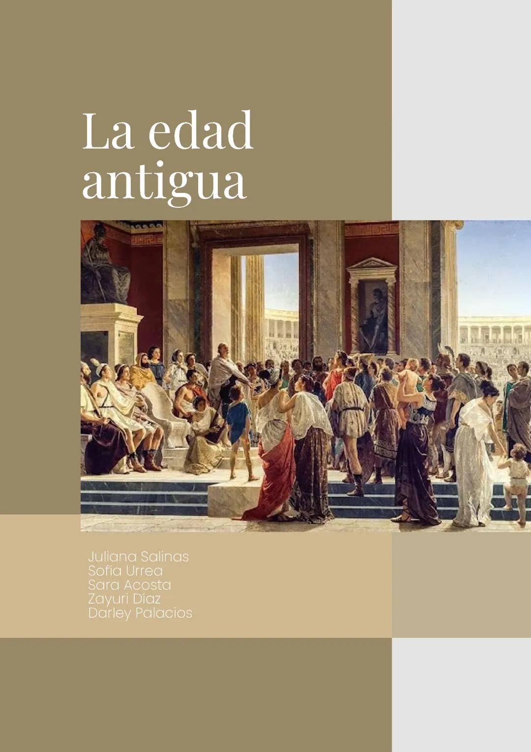 La edad antigua 