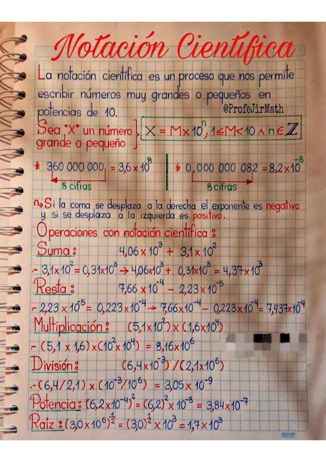 Notación Científica 