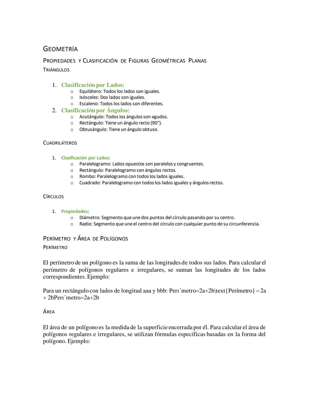 GEOMETRÍA
PROPIEDADES Y CLASIFICACIÓN DE FIGURAS GEOMÉTRICAS PLANAS
TRIÁNGULOS
1. Clasificación por Lados:
0
○
Equilátero: Todos los lados s