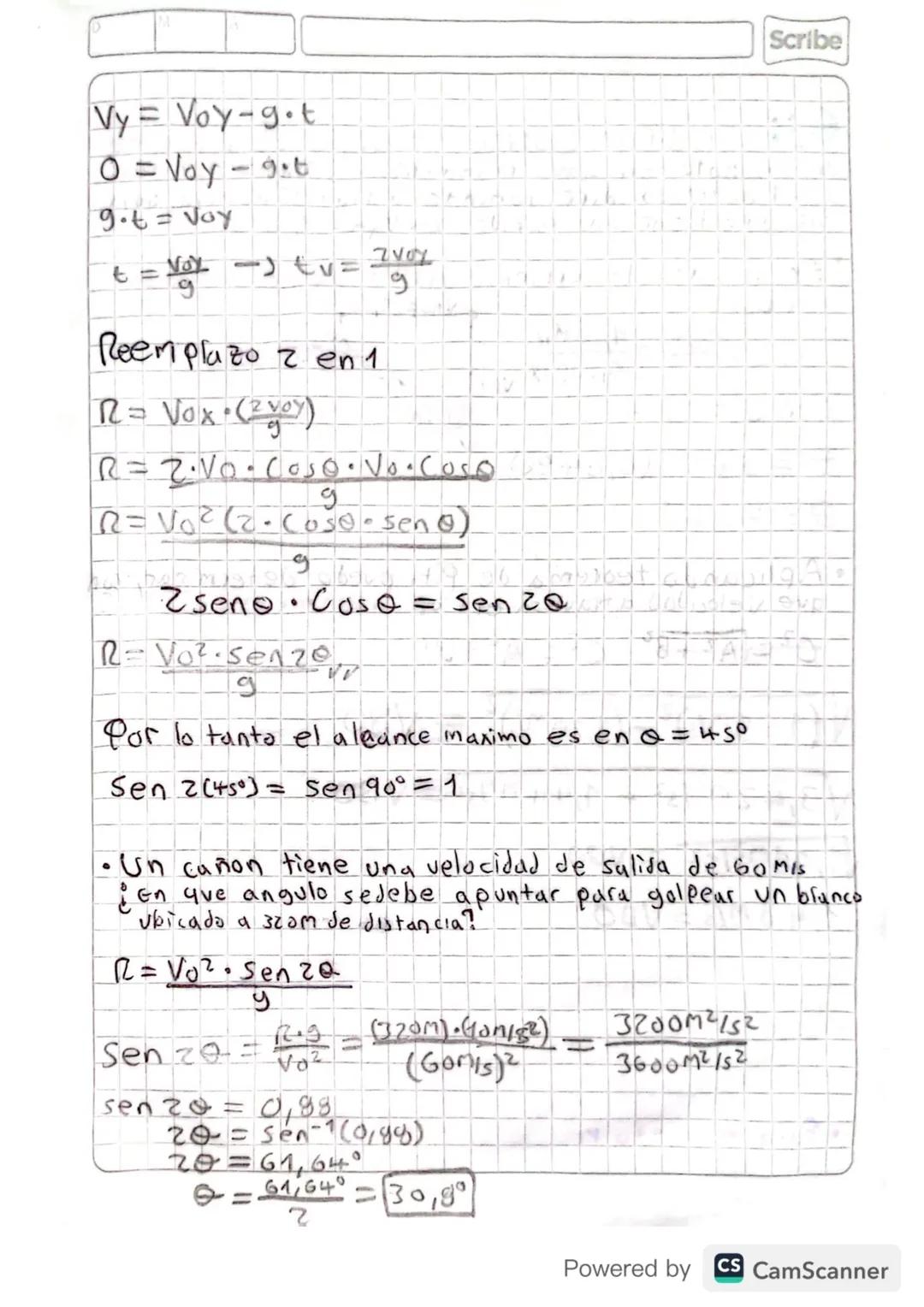 Scribe
Movimiento Parabolico.
Movimiento
Voy
vo
Voy
90°
VOX
Sen=
ор
Voy.
H
Voy=vo · Sen
=
NO
Cds = ady = Vox
H
Vdx = Vocoso
Vo
Movimiento pa