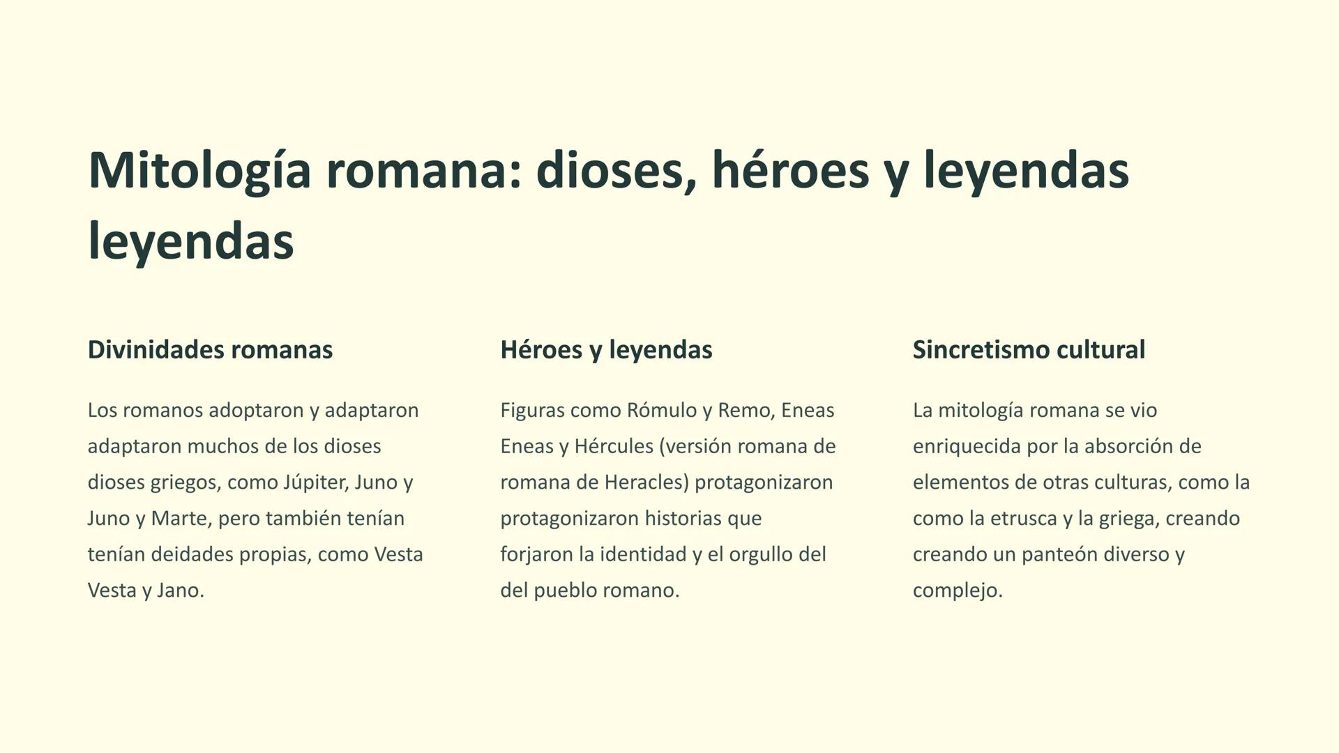 Antecedentes de la filosofía:
Mitología griega y romana, paso del
mito a la razón
Desde tiempos inmemoriales, las civilizaciones antiguas ha