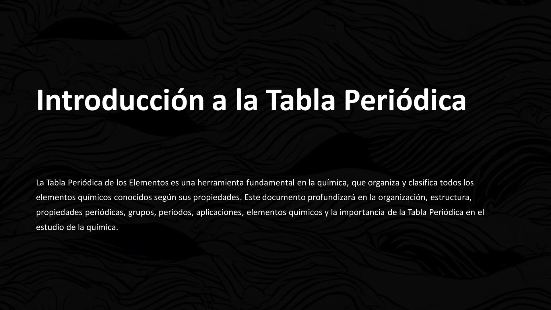 Introducción a la Tabla Periódica
La Tabla Periódica de los Elementos es una herramienta fundamental en la química, que organiza y clasifica