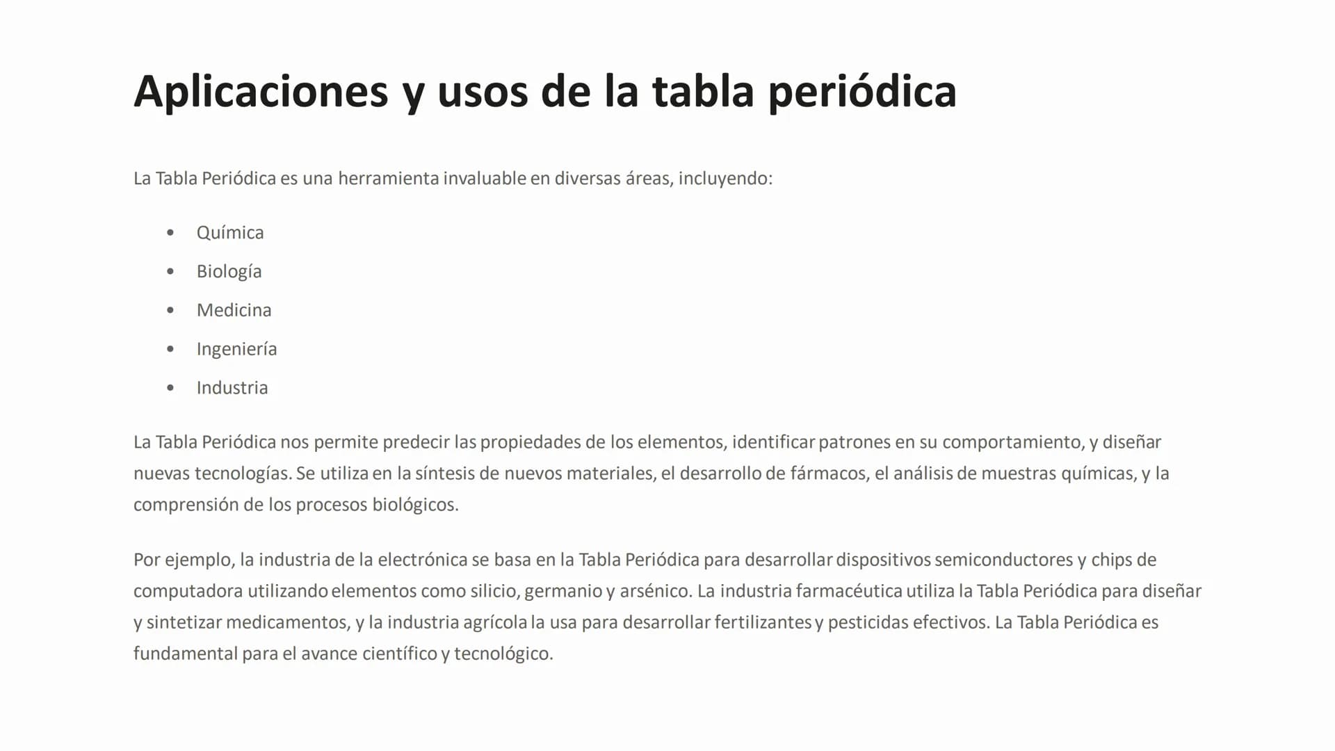 Introducción a la Tabla Periódica
La Tabla Periódica de los Elementos es una herramienta fundamental en la química, que organiza y clasifica