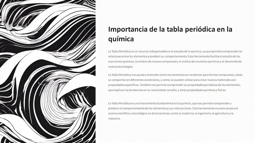 Introducción a la Tabla Periódica
La Tabla Periódica de los Elementos es una herramienta fundamental en la química, que organiza y clasifica