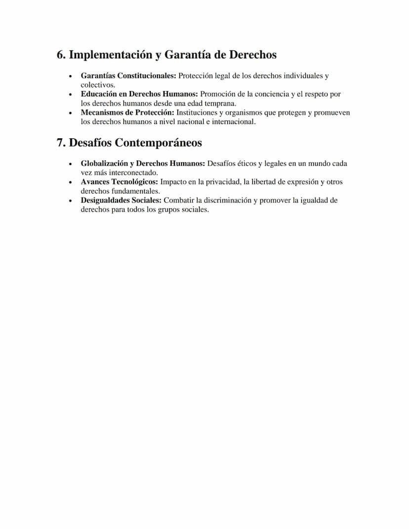 Derechos y
APUNTES//
1. Introducción
•
Deberes
Definición: Los derechos son facultades reconocidas moral y legalmente que
permiten a las per