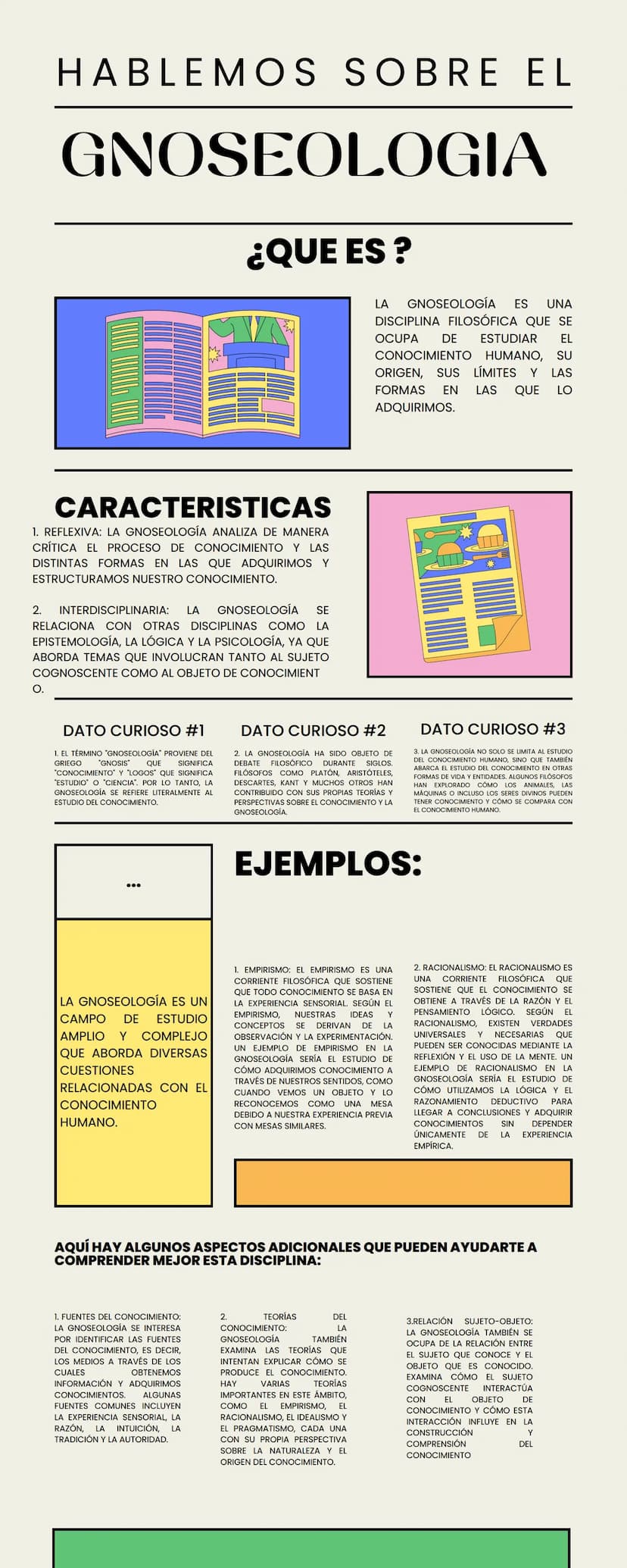 HABLEMOS SOBRE EL
GNOSEOLOGIA
¿QUE ES ?
UNA
LA GNOSEOLOGÍA ES
DISCIPLINA FILOSÓFICA QUE SE
OCUPA DE ESTUDIAR EL
CONOCIMIENTO HUMANO, SU
ORIG