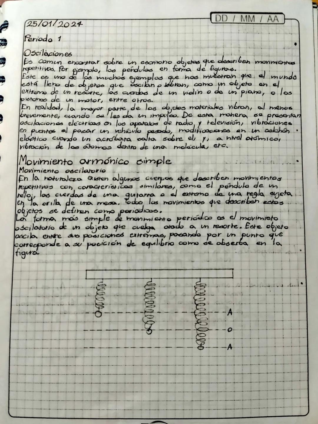 25/01/2024

Periodo 1

Oscilaciones

DD/MM/AA

Es comen encontrar sobre un escritono objetos que describen movimientos
repetitivos. Por ejem