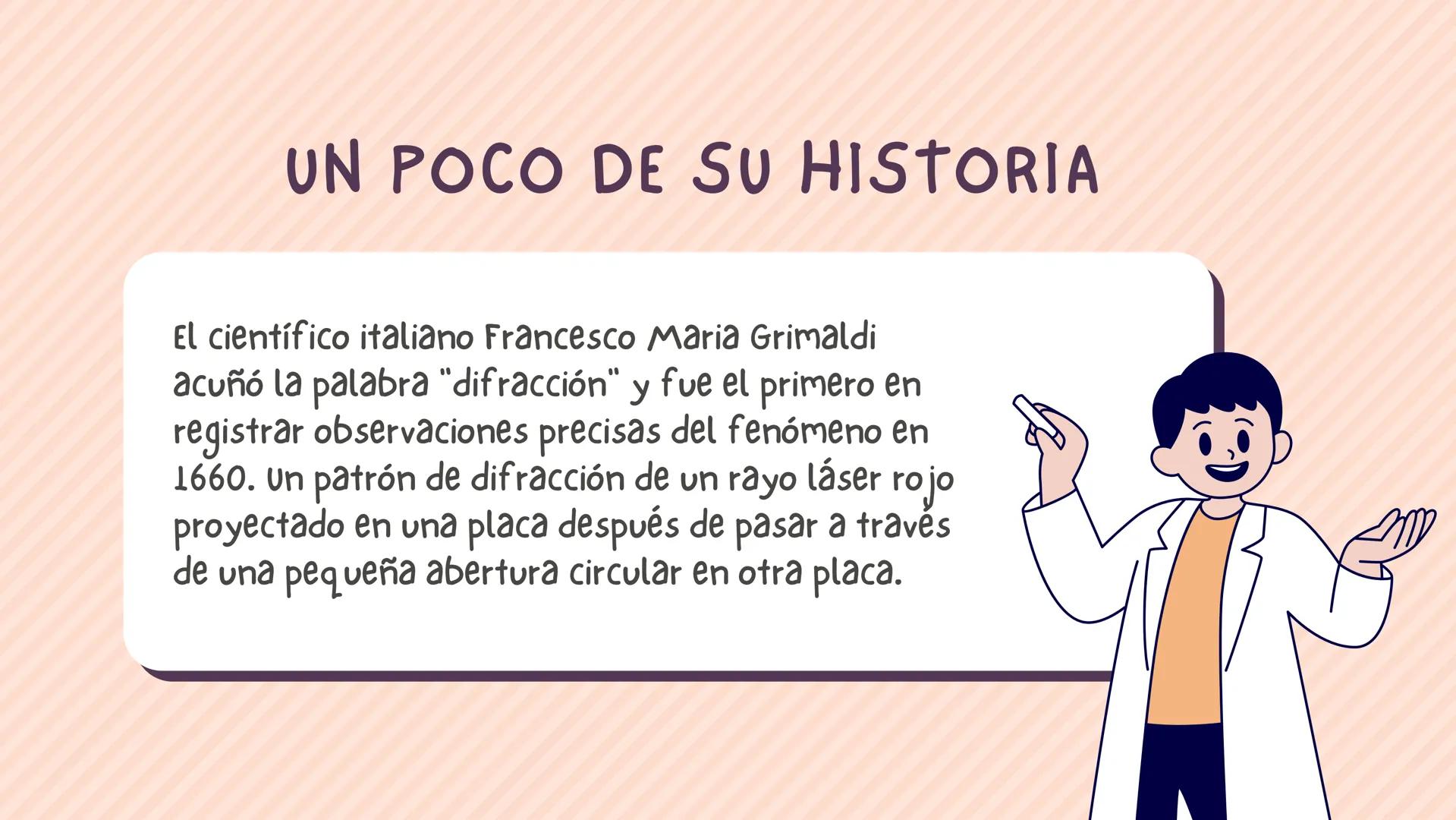 tabla de
contenido
1. Introducción
2. Justificación
3. objetivo
4. Difracción de la luz
5. Ejemplos y aplicaciones
6. Conclusión
7. Bibliogr