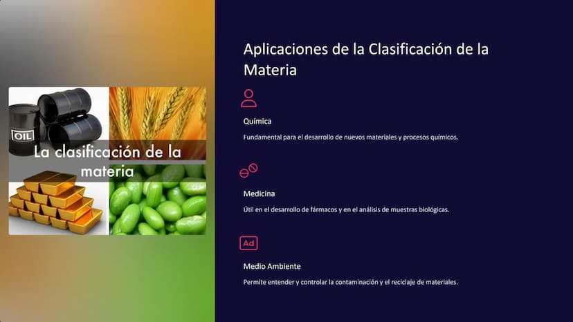 Clasificación de la
Materia: Mezclas y
Sustancias Puras
La materia se clasifica en mezclas y sustancias puras, las
puras, las cuales pueden 
