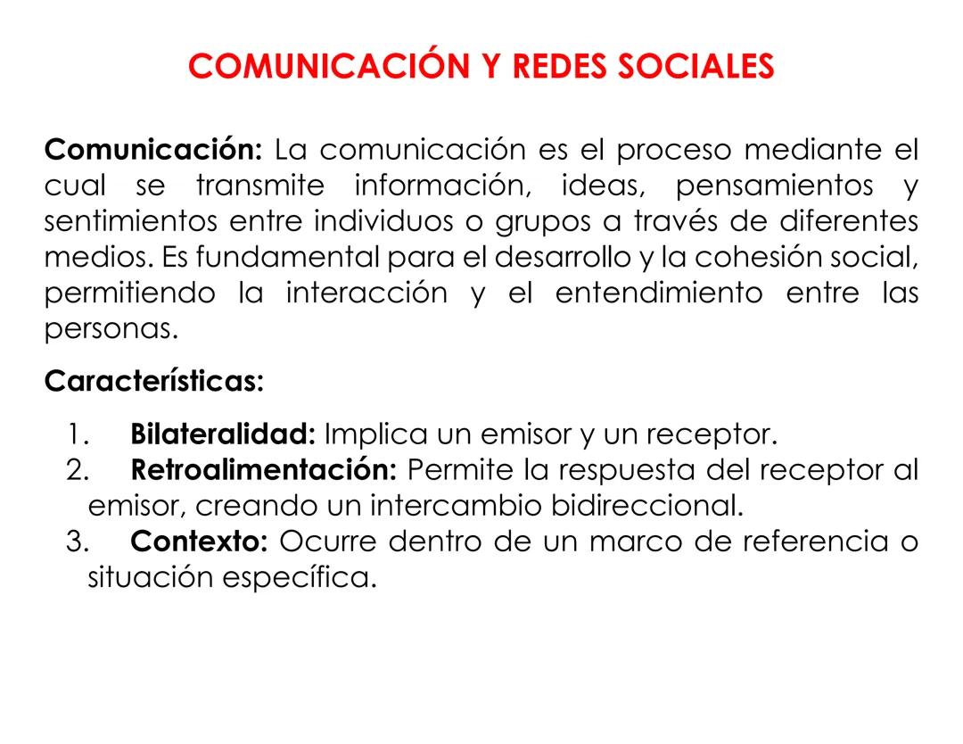 Comunicación y redes sociales 