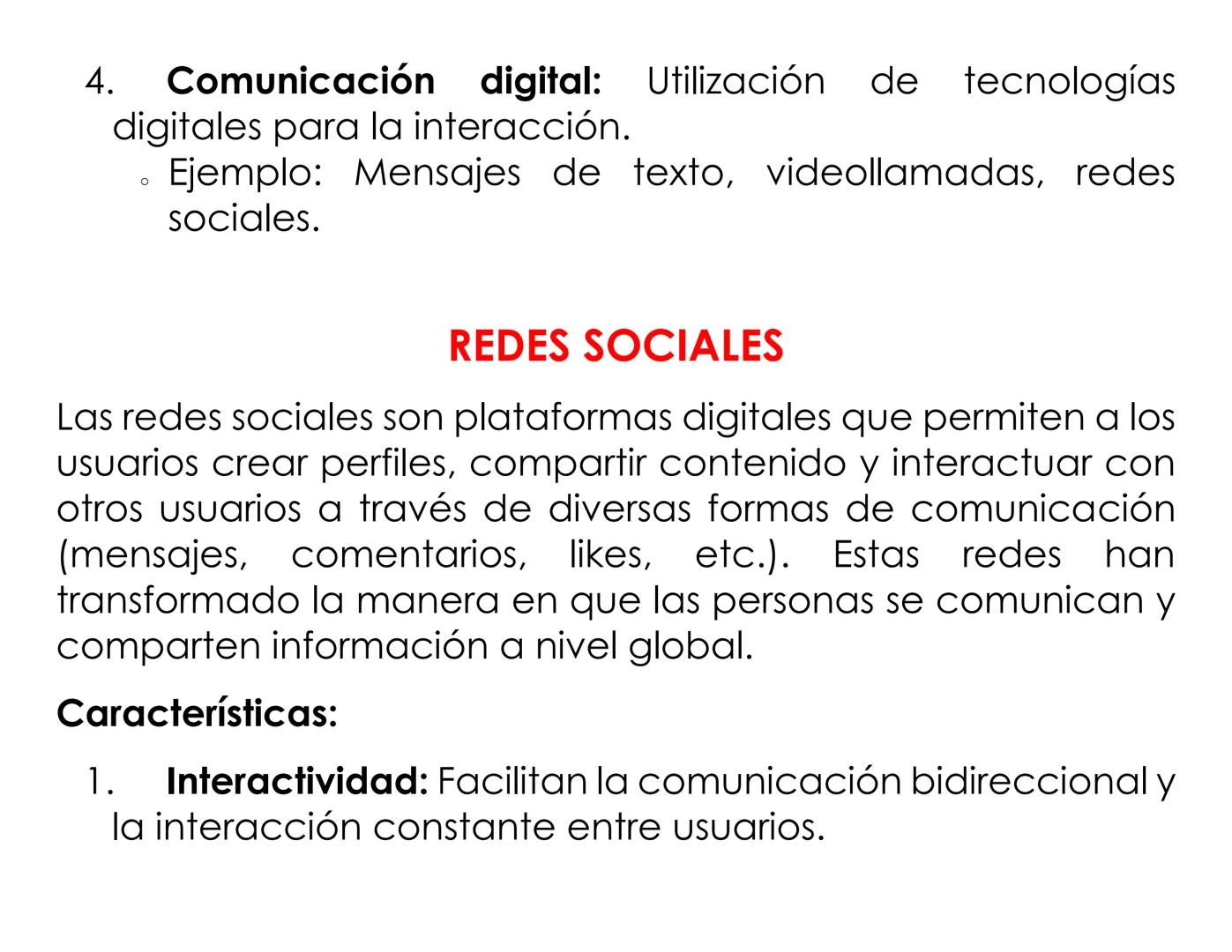 # COMUNICACIÓN Y REDES SOCIALES

Comunicación: La comunicación es el proceso mediante el
cual se transmite información, ideas, pensamientos 