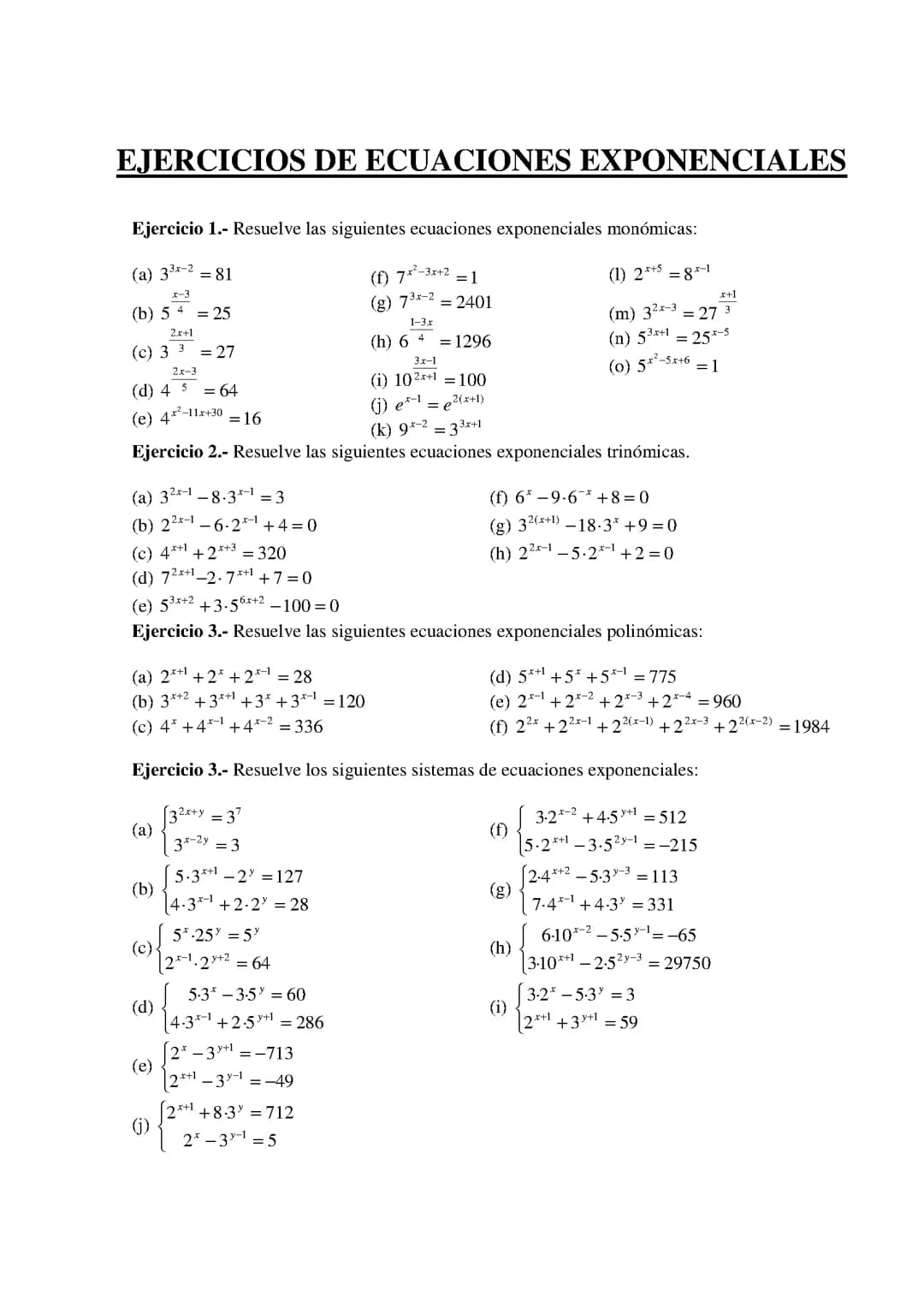 Matemáticas 