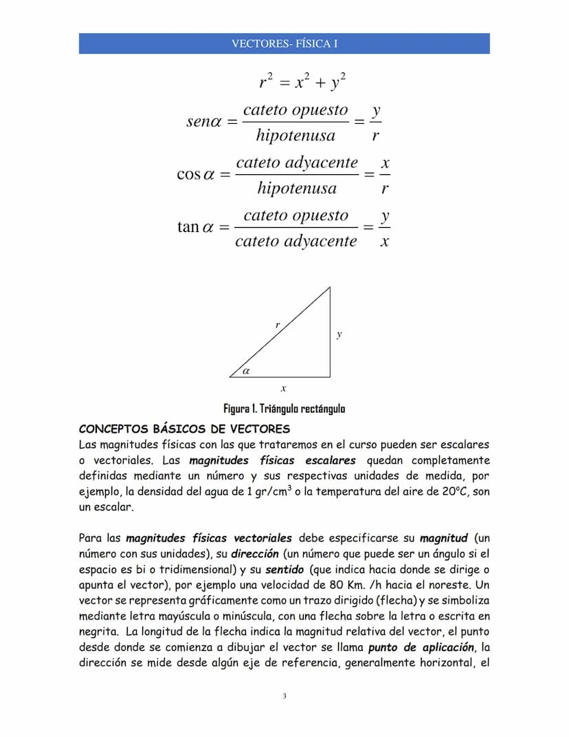 VECTORES
VECTORES-FÍSICA I
SISTEMAS DE REFERENCIA
En Física se tratan problemas relacionados con la descripción del movimiento
de un objeto 