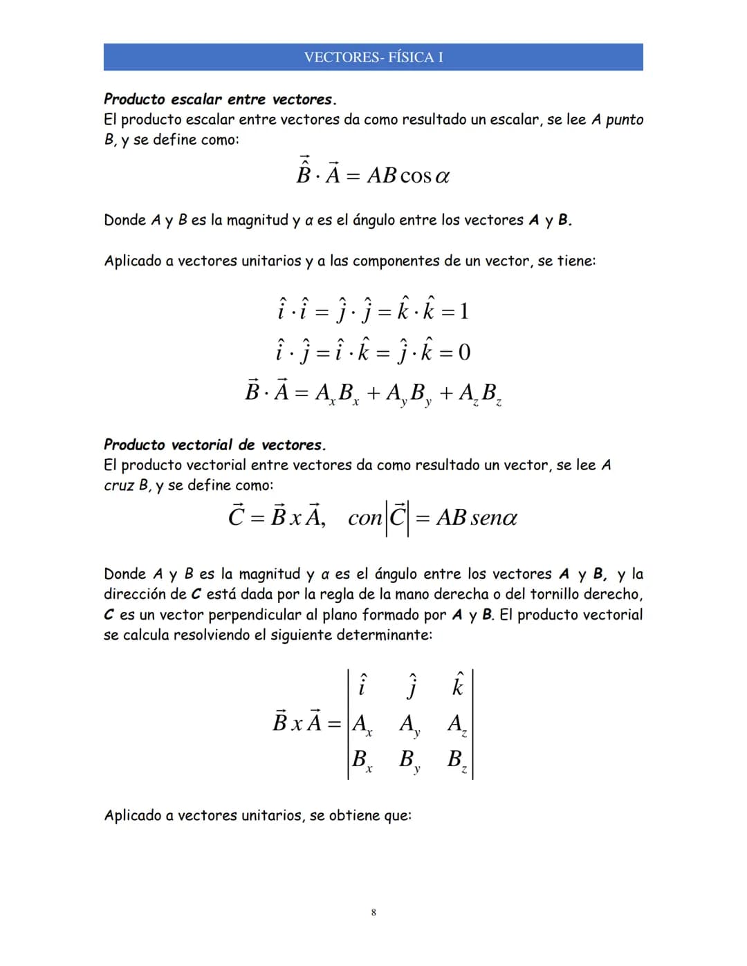 VECTORES
VECTORES-FÍSICA I
SISTEMAS DE REFERENCIA
En Física se tratan problemas relacionados con la descripción del movimiento
de un objeto 