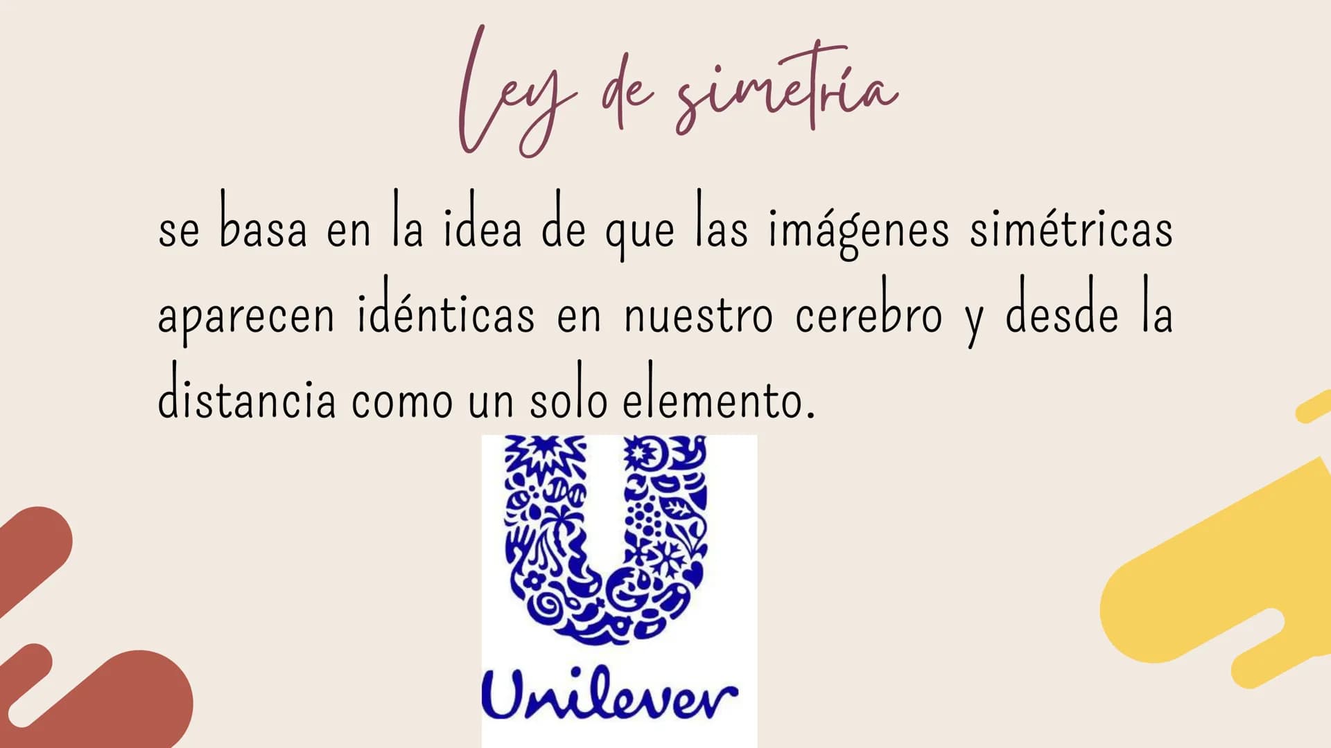 Ley de la gestatt
by
Son reglas que nos explican el
origen de las percepciones a
través de los sentidos.
PROXIMIDAD
SEMEJANZA
DIRECCIÓN
COMÚ