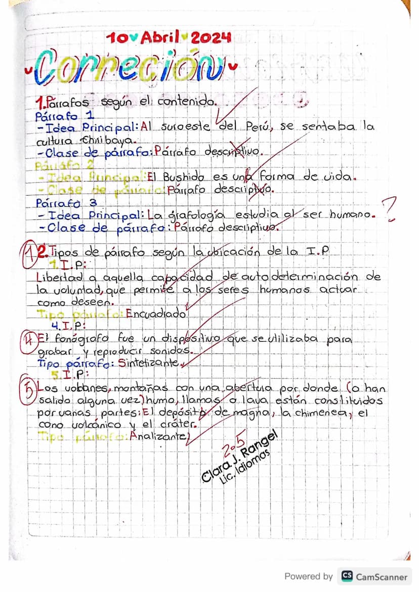 GU
20 Marzo 2024
parrafo
Investigar
a¿Que es un pallafo?
b.¿Como se reconoce visualmente un paira fo?
C Nombre los elementos del párrafo y d