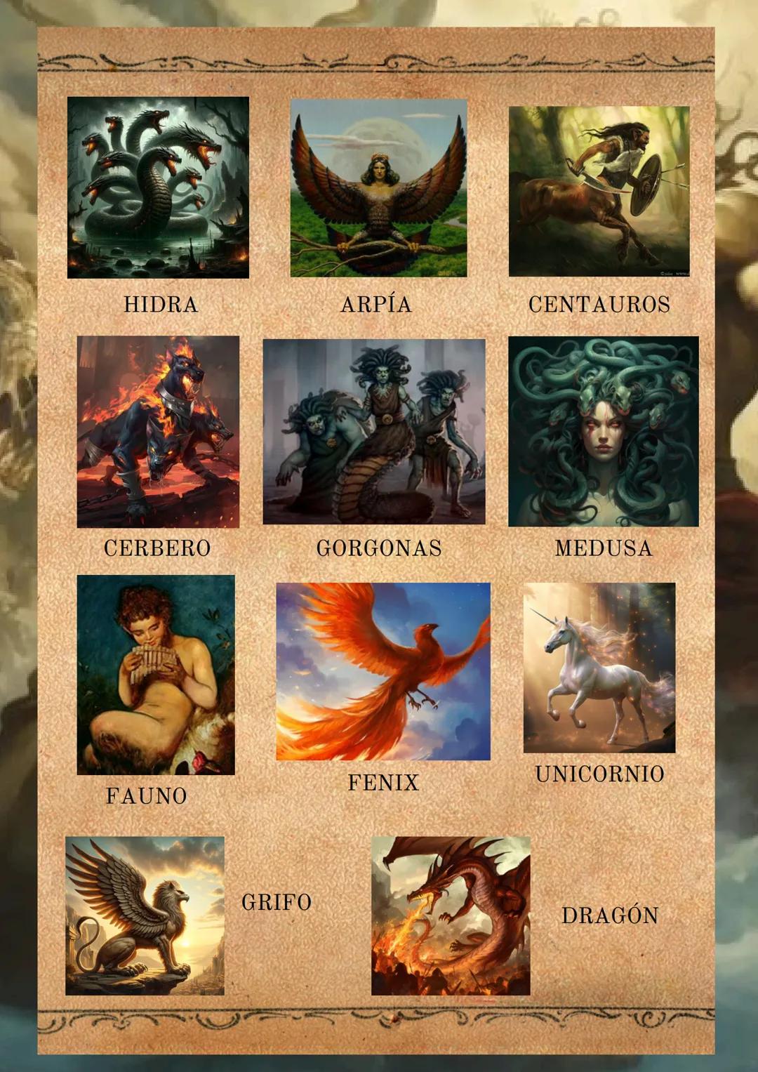 MITOS GRIEGOS
PROMETEO
NARCISO
PEGAZO
ENCADENADO
ÍCARO
TÁNTALO
MINOTAURO
ECO
CASANDRA
ATLAS
QUIMERA
SIRENAS HIDRA
ARPÍA
CENTAUROS
CERBERO
GO