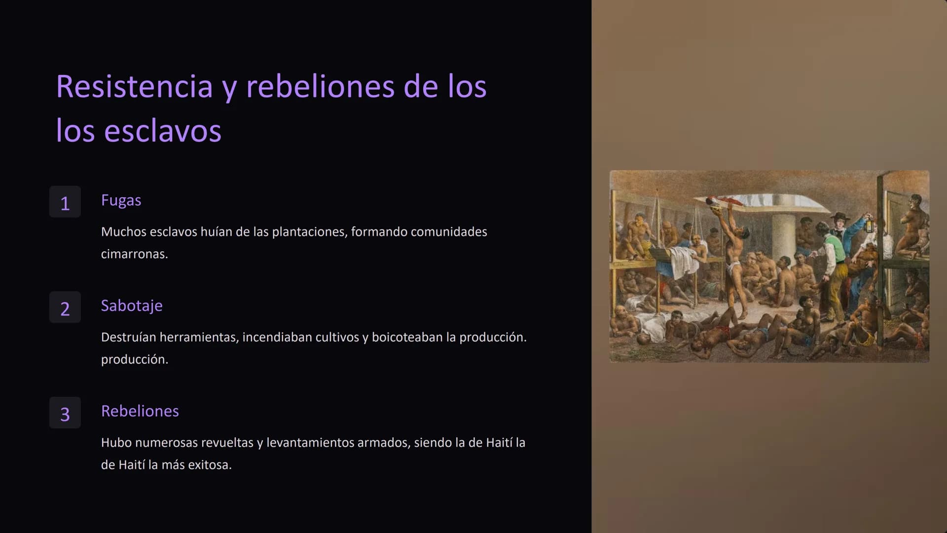 Esclavitud y trata de
esclavos en las
Américas
La esclavitud fue un sistema económico y social que dominó gran parte
gran parte de las Améri