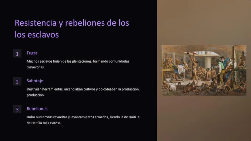 Esclavitud y trata de
esclavos en las
Américas
La esclavitud fue un sistema económico y social que dominó gran parte
gran parte de las Améri