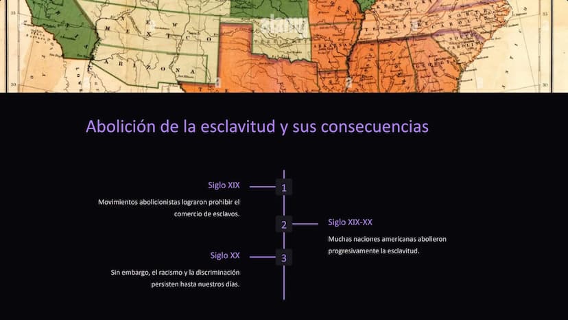 Esclavitud y trata de
esclavos en las
Américas
La esclavitud fue un sistema económico y social que dominó gran parte
gran parte de las Améri