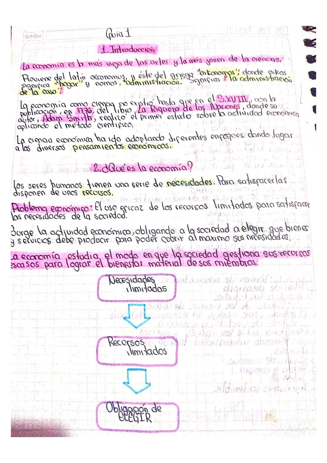 Scribe
Quia 1
4.Introduccion
Jural so
La economía es la más vieja de las artes y la mos joven de la ciencas.
Proviene del latin oeconomus, é